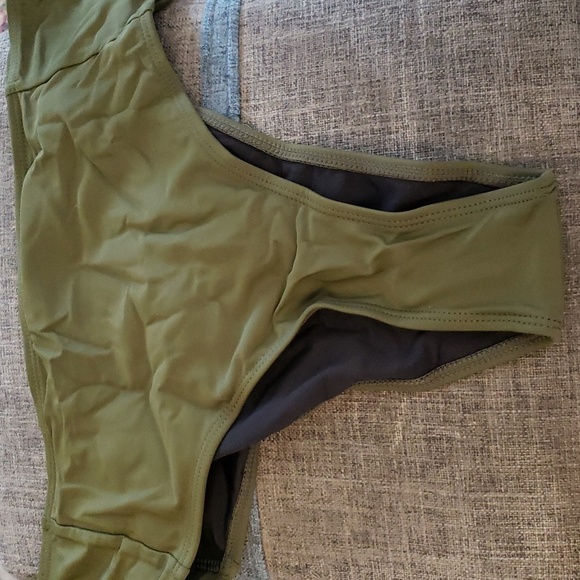 HolaDream Halter Push Up Bikini in Army Green Size 2XL - Picture 9 of 12